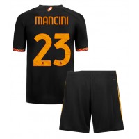 AS Roma Gianluca Mancini #23 Kolmas Peliasu Lasten 2023-24 Lyhythihainen (+ Lyhyet housut)